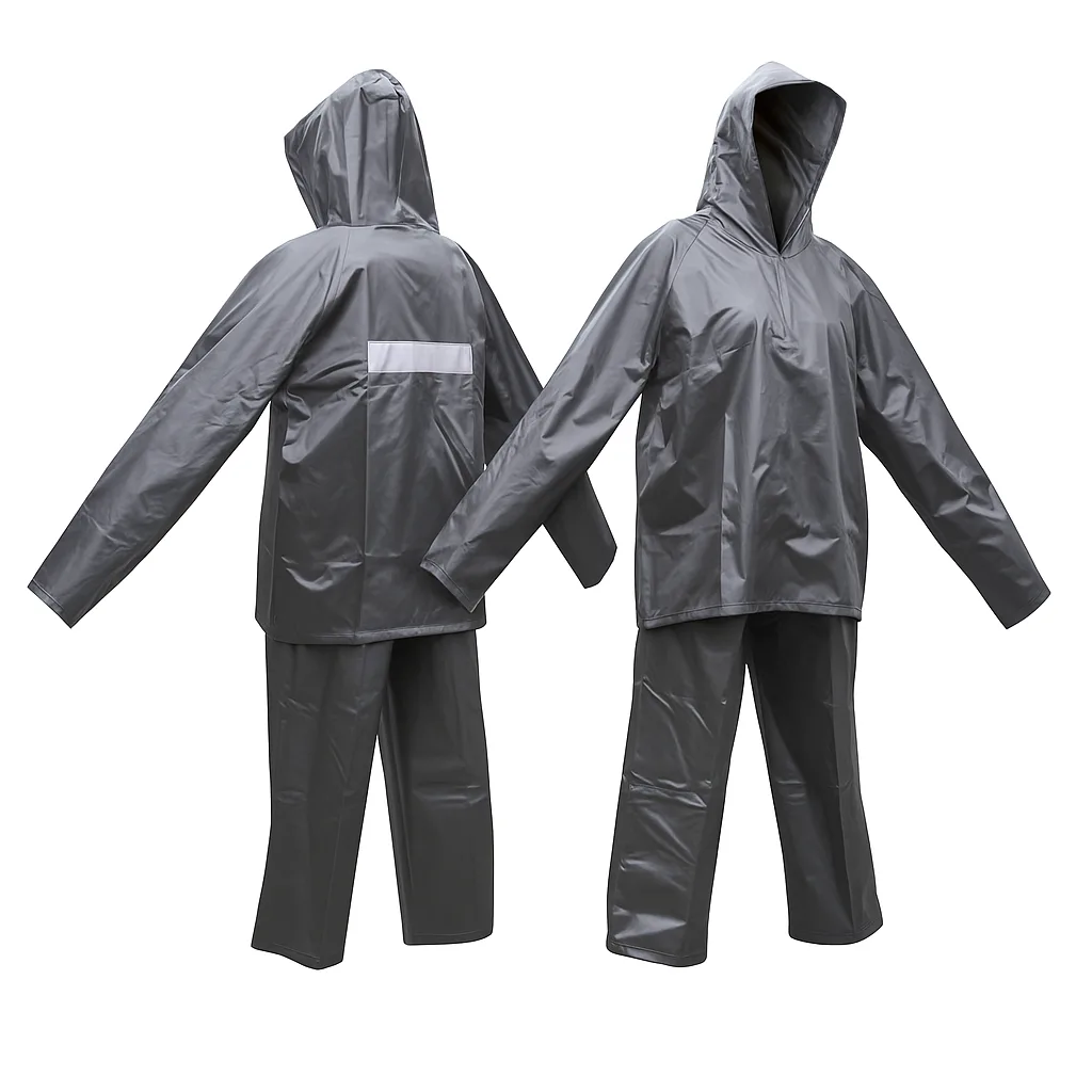 Conjunto Impermeable Dos Piezas Reflectivo En Espalda Calibre 17