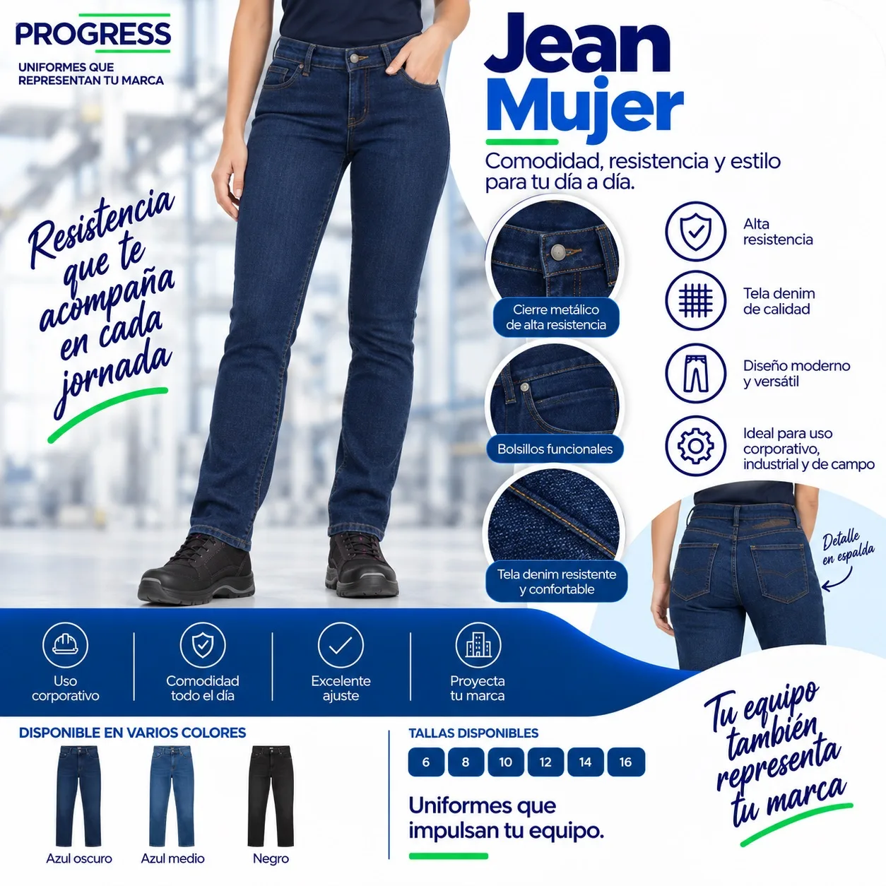 Jean Clásico para Mujer 3