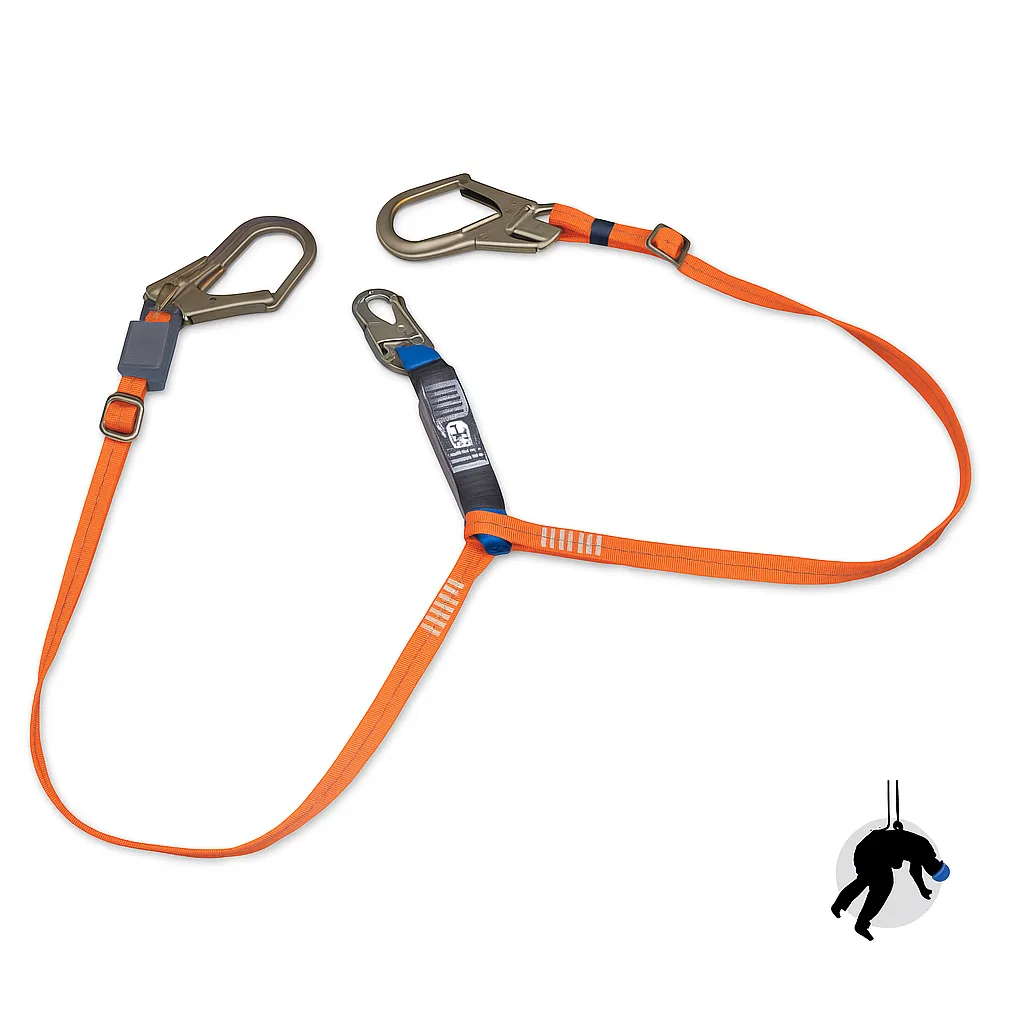 Eslinga en Y Graduable con Absorbedor de Impacto