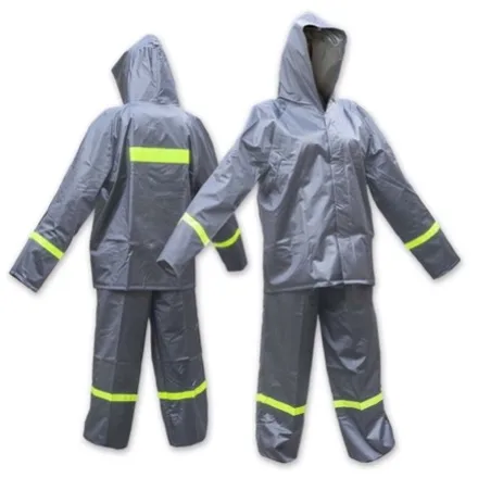 Conjunto Impermeable De Dos Piezas Reflectivo Espalda, Brazos y Piernas Calibre 17